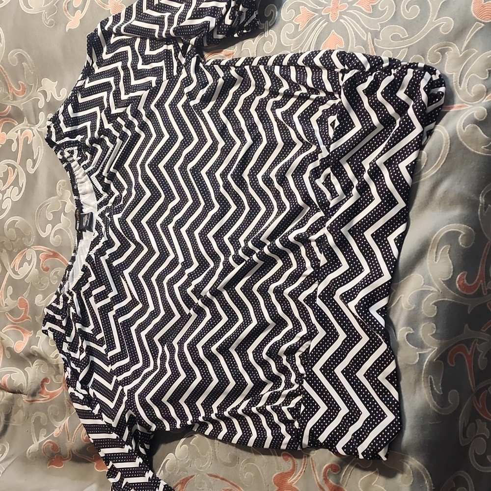 Shirt Large Black/White